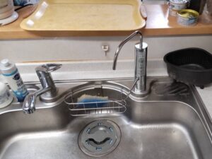 埼玉のキッチン取付け隊　アルカリイオン整水器の工事　施工後